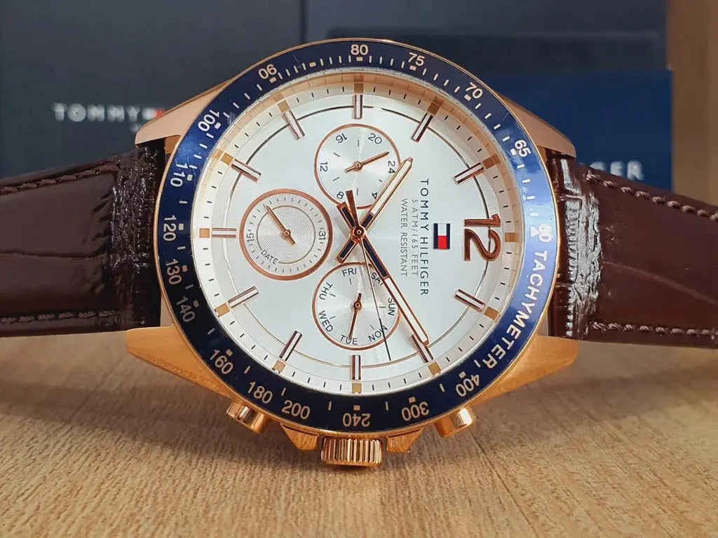 Tommy Hilfiger 1791118 Men's Luke Brown Chronograph Watch Tommy Hilfiger