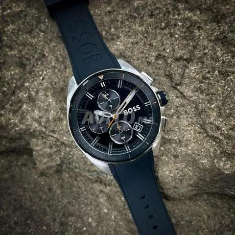 Hugo Boss 1513953 Volane Grey Dial Black Silicone Strap Watch for Men Hugo Boss