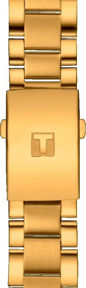 Tissot T116.617.33.051.00 Chrono XL Classic Black Dial Gold Steel Strap Watch for Men Tissot