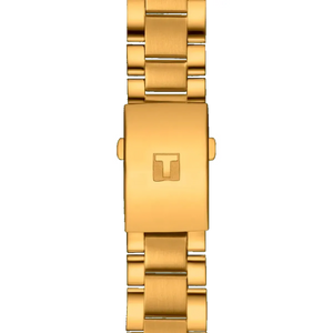 Tissot T116.617.33.051.00 Chrono XL Classic Black Dial Gold Steel Strap Watch for Men Tissot
