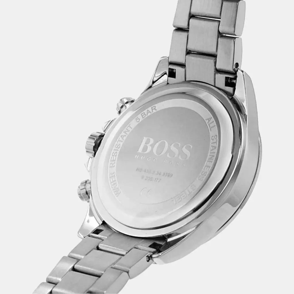 Hugo Boss 1502614 Novia Black Dial Silver Steel Strap Watch for Women Hugo Boss