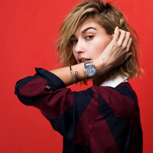 Tommy Hilfiger 1781976 Ari Diamonds Blue Dial Silver Steel Strap Watch for Women Tommy Hilfiger