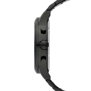 Hugo Boss 1513180 Chronograph Black Dial Black Steel Strap Watch for Men Hugo Boss