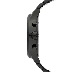 Hugo Boss 1513180 Chronograph Black Dial Black Steel Strap Watch for Men Hugo Boss