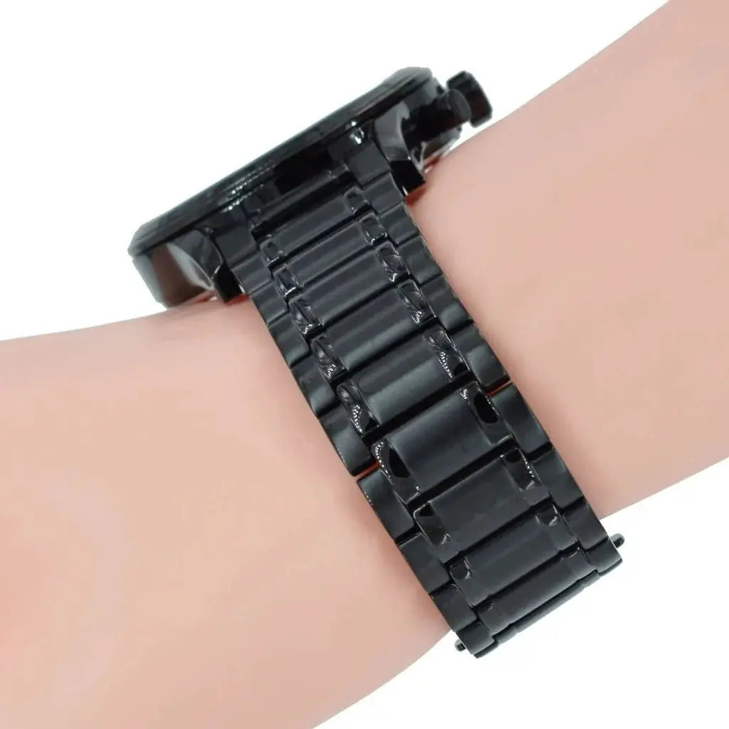 Hugo Boss 1513180 Chronograph Black Dial Black Steel Strap Watch for Men Hugo Boss