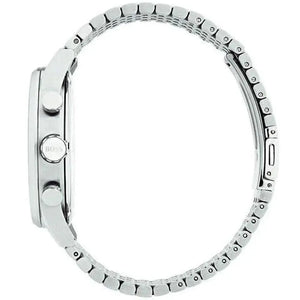 Hugo Boss 1513498 Navigator Chronograph Blue Dial Silver Steel Strap Watch for Men Hugo Boss