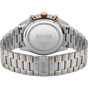 Hugo Boss 1513634 Trophy Chronograph Grey Dial Silver Steel Strap Watch for Men Hugo Boss