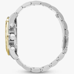 Hugo Boss 1513767 Hero Blue Dial Two Tone Steel Strap Watch for Men Hugo Boss