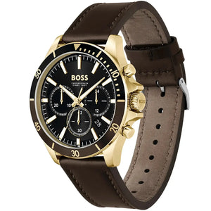 Hugo Boss Troper 1514100 – Timeless Black Dial Chronograph Men’s Watch Hugo Boss