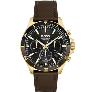 Hugo Boss Troper 1514100 – Timeless Black Dial Chronograph Men’s Watch Hugo Boss