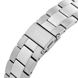 Hugo Boss 1514108 Troper Chronograph Black Dial Silver Steel Strap Watch For Men Hugo Boss