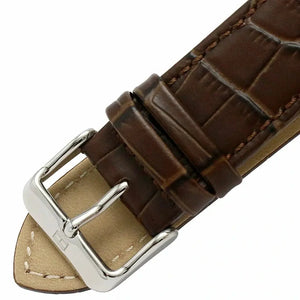 Tommy Hilfiger 1710450 Baker Chronograph White Dial Brown Leather Strap Watch For Men Tommy Hilfiger