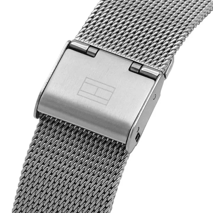 Tommy Hilfiger 1782304 Blake Quartz Grey Dial Silver Mesh Bracelet Watch for Men Tommy Hilfiger