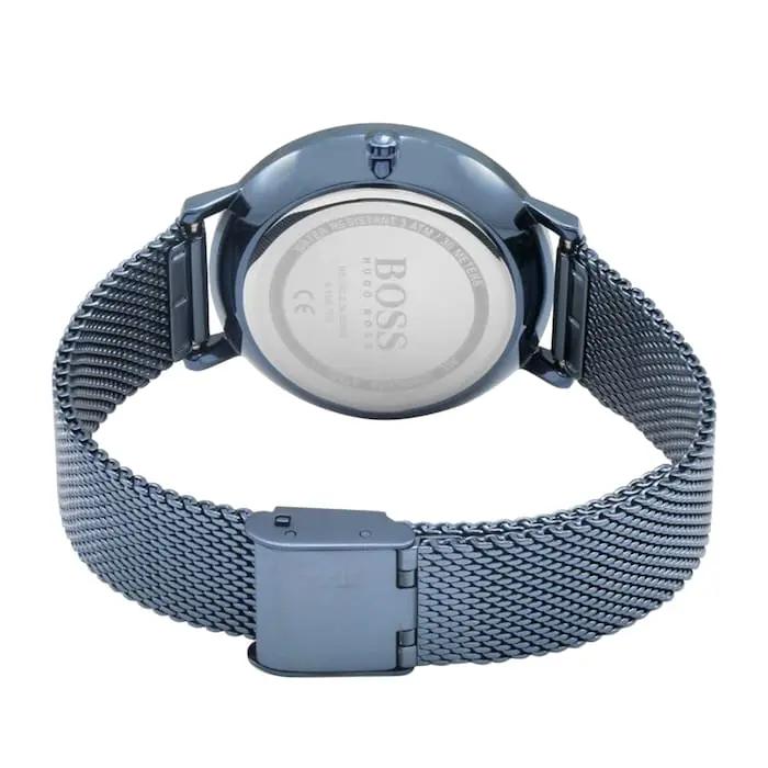 Hugo Boss 1502518 Infinity Blue Dial Blue Mesh Bracelet Watch for Women Hugo Boss