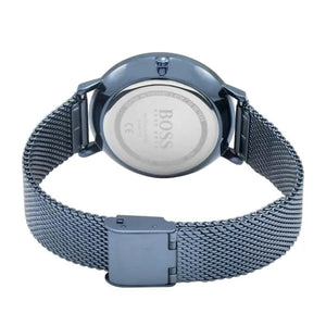 Hugo Boss 1502518 Infinity Blue Dial Blue Mesh Bracelet Watch for Women Hugo Boss