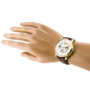 Tommy Hilfiger 1791291  Keagan Quartz Silver Dial Brown Leather Strap Watch for Men Tommy Hilfiger