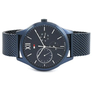 Tommy Hilfiger 1791421 Damon Quartz Blue Dial Blue Mesh Bracelet Watch for Men Tommy Hilfiger