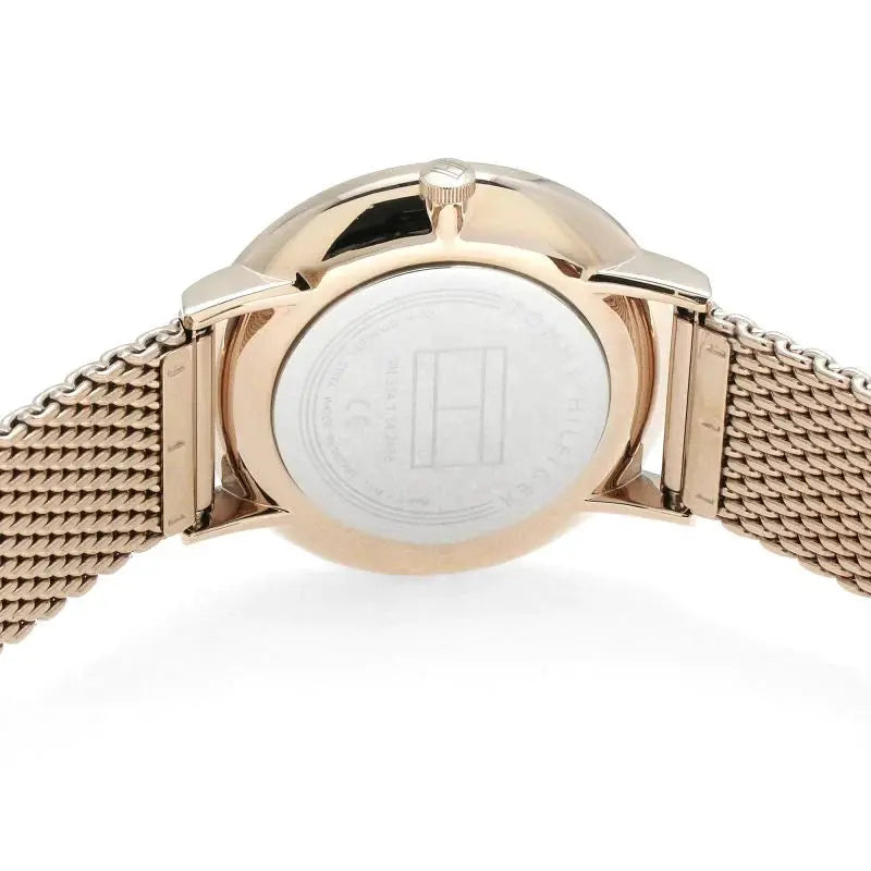 Tommy Hilfiger 1791506 Brooklyn Grey Dial Gold Mesh Bracelet Watch for Men Tommy Hilfiger
