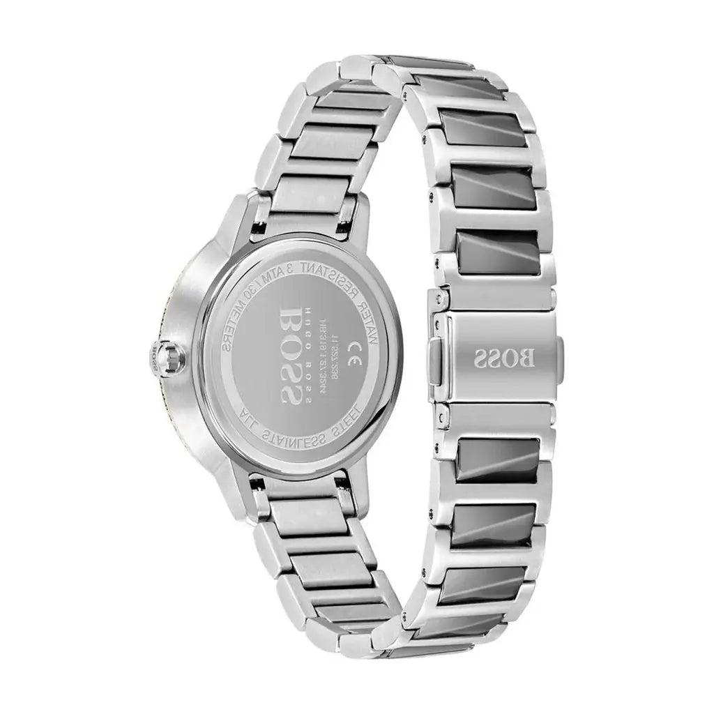 Hugo Boss 1502569 Signature Grey Dial Silver Steel Strap Watch for Women Hugo Boss