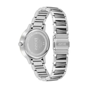 Hugo Boss 1502569 Signature Grey Dial Silver Steel Strap Watch for Women Hugo Boss