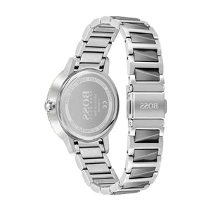 Hugo Boss 1502569 Signature Grey Dial Silver Steel Strap Watch for Women Hugo Boss