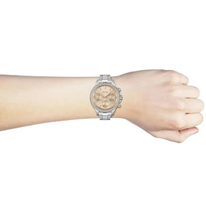 Hugo Boss 1502565 Hera Rose Pink Dial Silver Steel Strap Watch for Women Hugo Boss