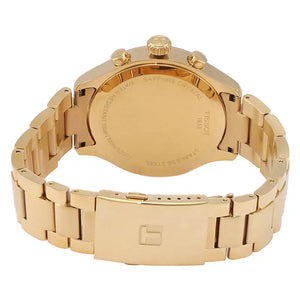 Tissot T116.617.33.051.00 Chrono XL Classic Black Dial Gold Steel Strap Watch for Men Tissot