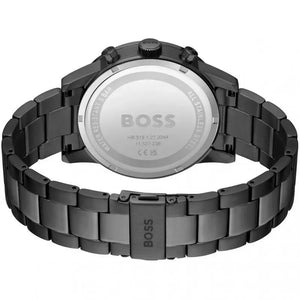 Hugo Boss 1513924 Allure Chronograph Grey Dial Grey Steel Strap Watch for Men Hugo Boss