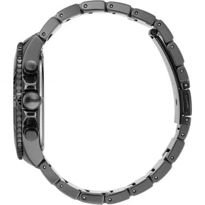 Hugo Boss 1513581 Talent Black Ceramic Dial Black Steel Strap Watch for Men Hugo Boss