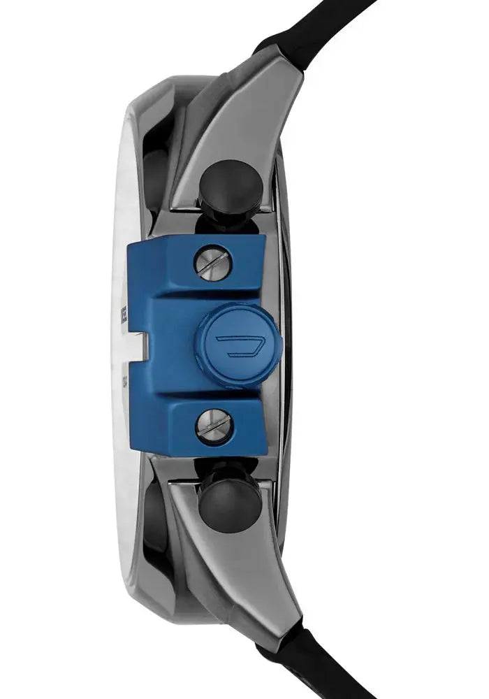 Diesel Mega DZ4500 Chief Chronograph Black Dial Black Nylon Strap Watch For Men Diesel