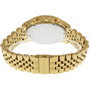 Michael Kors MK8281 Lexington Gold Dial Gold Steel Strap Watch for Men Michael Kros