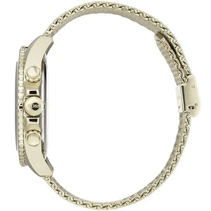 Hugo Boss 1513703 Ocean Edition Black Dial Gold Mesh Bracelet Watch for Men Hugo Boss