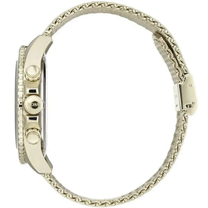 Hugo Boss 1513703 Ocean Edition Black Dial Gold Mesh Bracelet Watch for Men Hugo Boss