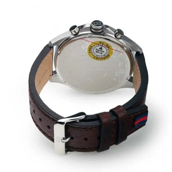 Tommy Hilfiger 1791275 Dean Multifunctional Blue Dial Brown Leather Strap Watch for Men Tommy Hilfiger