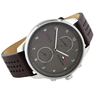 Tommy Hilfiger 1791579 Chase Quartz Brown Dial Brown Leather Strap Watch for Men Tommy Hilfiger