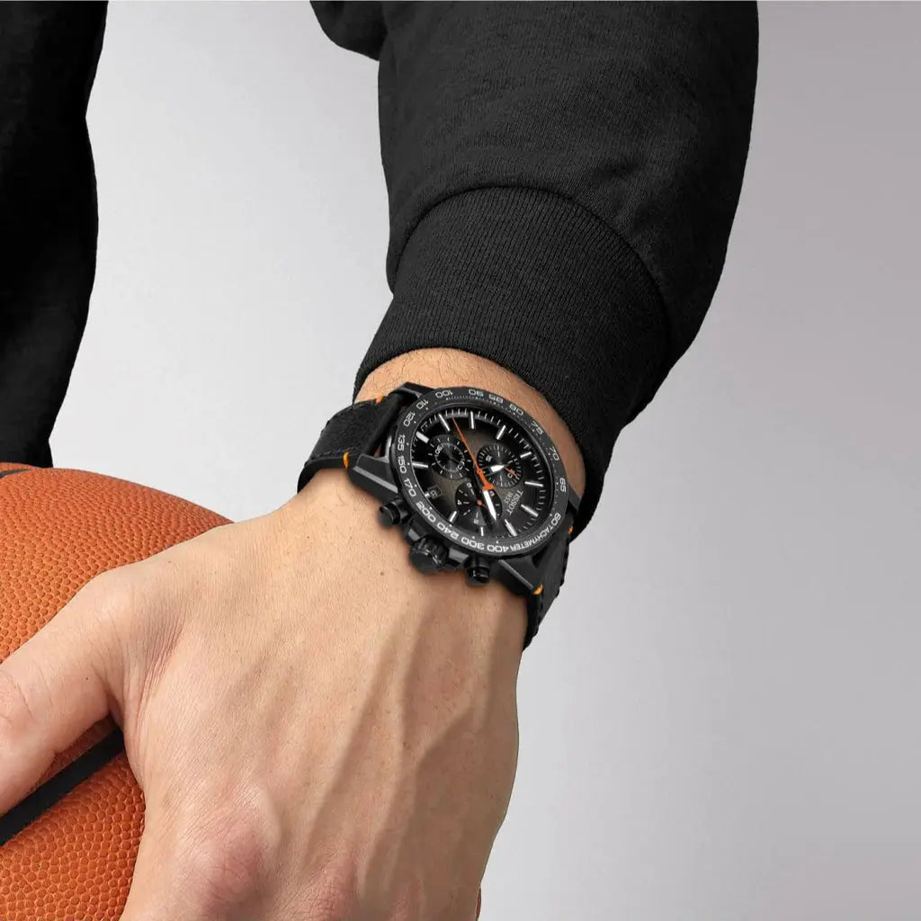 Tissot T125.617.36.081.00 Supersport Chrono Grey Dial Black Nylon Strap Watch For Men Tissot