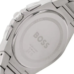 Hugo Boss 1514048 Steer Chronograph Blue Dial Silver Steel Strap Watch For Men Hugo Boss