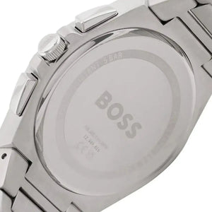 Hugo Boss 1514048 Steer Chronograph Blue Dial Silver Steel Strap Watch For Men Hugo Boss