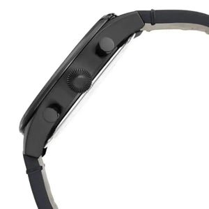 Hugo Boss 1513711 Pioneer Quartz Blue Dial Blue Leather Strap Watch For Men Hugo Boss