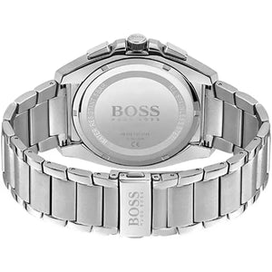 Hugo Boss 1513884 Grandmaster Blue Dial Silver Steel Strap Watch for Men Hugo Boss