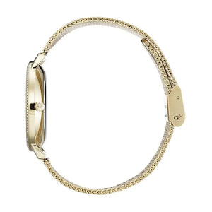 Hugo Boss 1502520 Infinity Gold Dial Gold Mesh Bracelet Watch for Women Hugo Boss