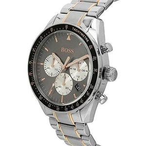 Hugo Boss 1513634 Trophy Chronograph Grey Dial Silver Steel Strap Watch for Men Hugo Boss