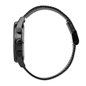 Hugo Boss 1513769 Associate Black Dial Black Mesh Bracelet Watch for Men Hugo Boss
