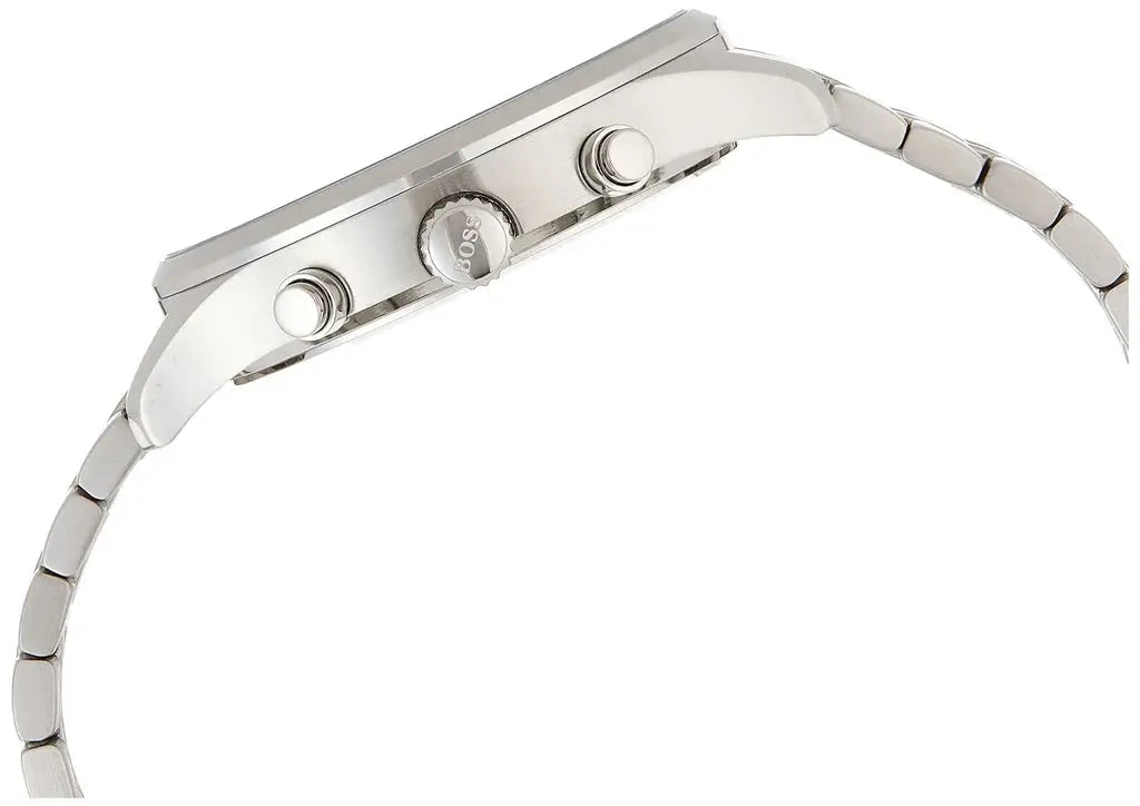 Hugo Boss 1513839 Associate Blue Dial Silver Steel Strap Watch for Men Hugo Boss