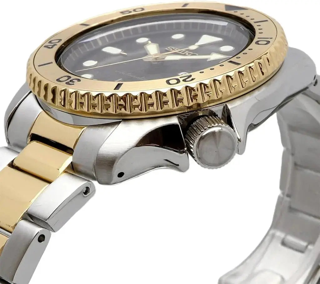 Seiko SRPK24 5 Sports Automatic Brown Dial Two Tone Steel Men’s Watch Seiko