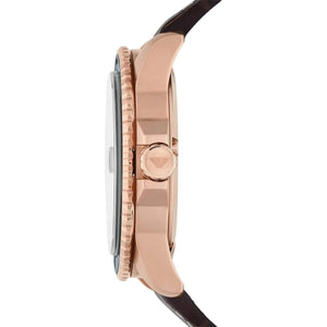 Emporio Armani AR11556 Men Analog Quartz Watch with Pro-Planet Leather Strap Emporio Armani