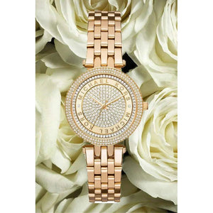 Michael Kors MK3438 Darci Gold Dial Gold Steel Strap Watch for Women Michael Kros