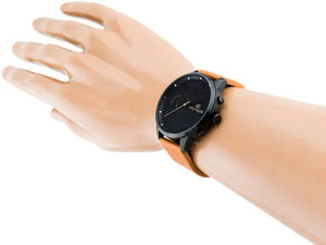 Tommy Hilfiger 1791486 James Quartz Black Dial Brown Leather Strap Watch For Men Tommy Hilfiger