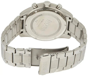 Hugo Boss 1513784 Skymaster Blue Dial Silver Steel Strap Watch for Men Hugo Boss