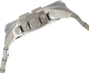 Diesel DZ4421 Mega Chief Chronograph Grey Dial Grey Steel Strap Watch For Men Diesel